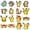 Color4, variant on 18 Pcs Pokemon Cartoon Charms for Boys Girls Charms Pack Cute Pins Accessories Cartoon Charms for Shoes Clogs Slides Bracelet Wristband Shoe Decoration