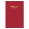 Standard Diary Recycled Daily Reminder, Red, 5 1/8 X 7 1/2, 2017