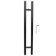 thumbnail image 1 of Manija de puerta corrediza de granero de acero inoxidable con tubo redondo engrosado, manija de puerta corrediza de granero para cocina y baño, 100 cm, 1 of 15