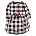 thumbnail image 4 of Touched by Nature Infant and Toddler Girl Organic Cotton Long-Sleeve Dresses, Red Winter Folk, 8 Years, 4 of 4