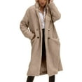thumbnail image 2 of Women's Warm Winter Coat With Collar Long Sleeve Flannel Lined Anorak Ice Suit plus Size Jacket Rain Coats for plus Size Women Womens Long Winter Coats with Hood Women Vest plus plus Size Sweaters for, 2 of 8