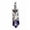 Lapis Lazuli, variant on Natural Gemstone Hexagonal Angel Wing Chakra Healing Pendant Bead Point Crystal