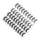 thumbnail image 5 of 20 pares de pestañas postizas estilos mixtos pestañas postizas hechas a mano, largas, gruesas, sólidas, suaves, reutilizables, 5 of 8