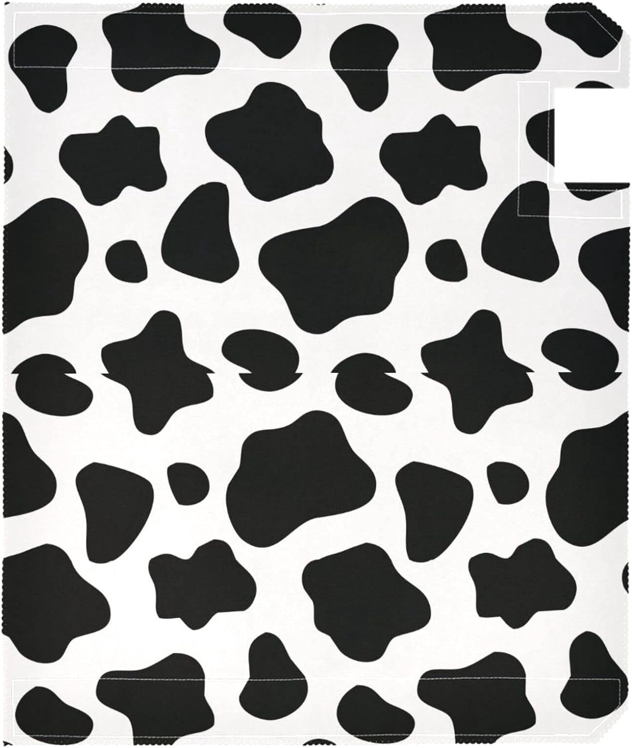 Cow Print Mailbox Covers Magnetic Black White Animal Print Mailbox Cover Wraps Standard Size 18"X21" Post Letter Box Cover Garden Decorations