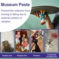thumbnail image 3 of 12oz Clear Museum Paste, Museum Glue Clear Removable, Excellent Adhesion, Reusable, Disassembles Without Marks, Suitable for Surfaces of Metal, Ceramics, Glass, Plastics, and Wood, 3 of 8