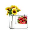 thumbnail image 1 of Fresh Strawberry Red Fruit Picture Artificial Sunflower Vases Bottle Blessing Card, 1 of 3