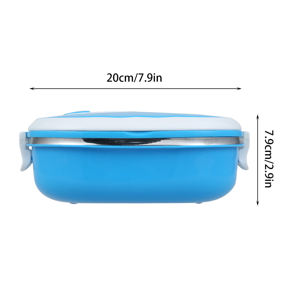 Aohao Box 900ml Stainless Steel Thermal Lunch Box Single Layer Food Containers with Thermal Insulation Arch Handle Leakproof Food Storage for Adult
