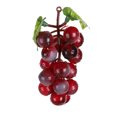 thumbnail image 2 of Outdor Realistic Grape Bunch Desktop Ornament Decorative Faux Fruit Display For Home Kitchen Centerpiece, 2 of 5