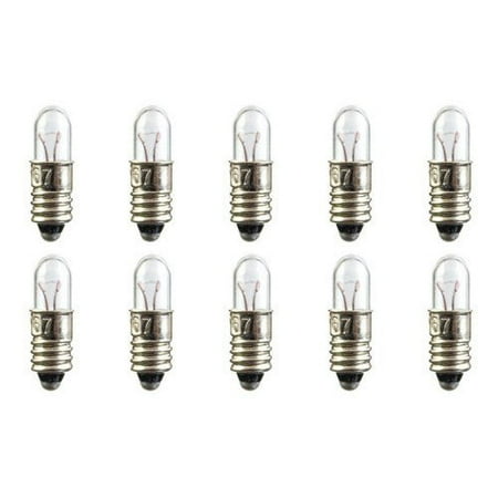

OCSParts 1769 Miniature Light Bulb 2.5 Volts 0.2 Amps - 10 Pack
