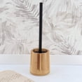thumbnail image 6 of Natural Bamboo Toilet Brush and Holder Set - Durable Wooden Bathroom Ensemble, Stylish Accessory with Black Handle & Dense Bristles - Perfect Toilet Cleaning Brush for Everyday Use, 6 of 8