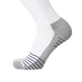 thumbnail image 4 of WQNVRNR Boys Athletic Soccer Socks- Towel Bottom Over Knee Breathable Anti-slip Unisex Long Football Sports Socks White Size 10-16Years, 4 of 5
