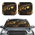 thumbnail image 2 of Saiise Casino Playing Cards for Foldable Car Sun Shades (2-Pack) Offer Sun Protection with an Easy-fold Design for Convenient Windshield Shading-Small, 2 of 6