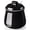 Black, variant on Sugar bowl with lid and spoon, 12 oz ceramic sugar bowl with spoon, sugar container for coffee bar, sugar bowl/sugar dispenser/bowl
