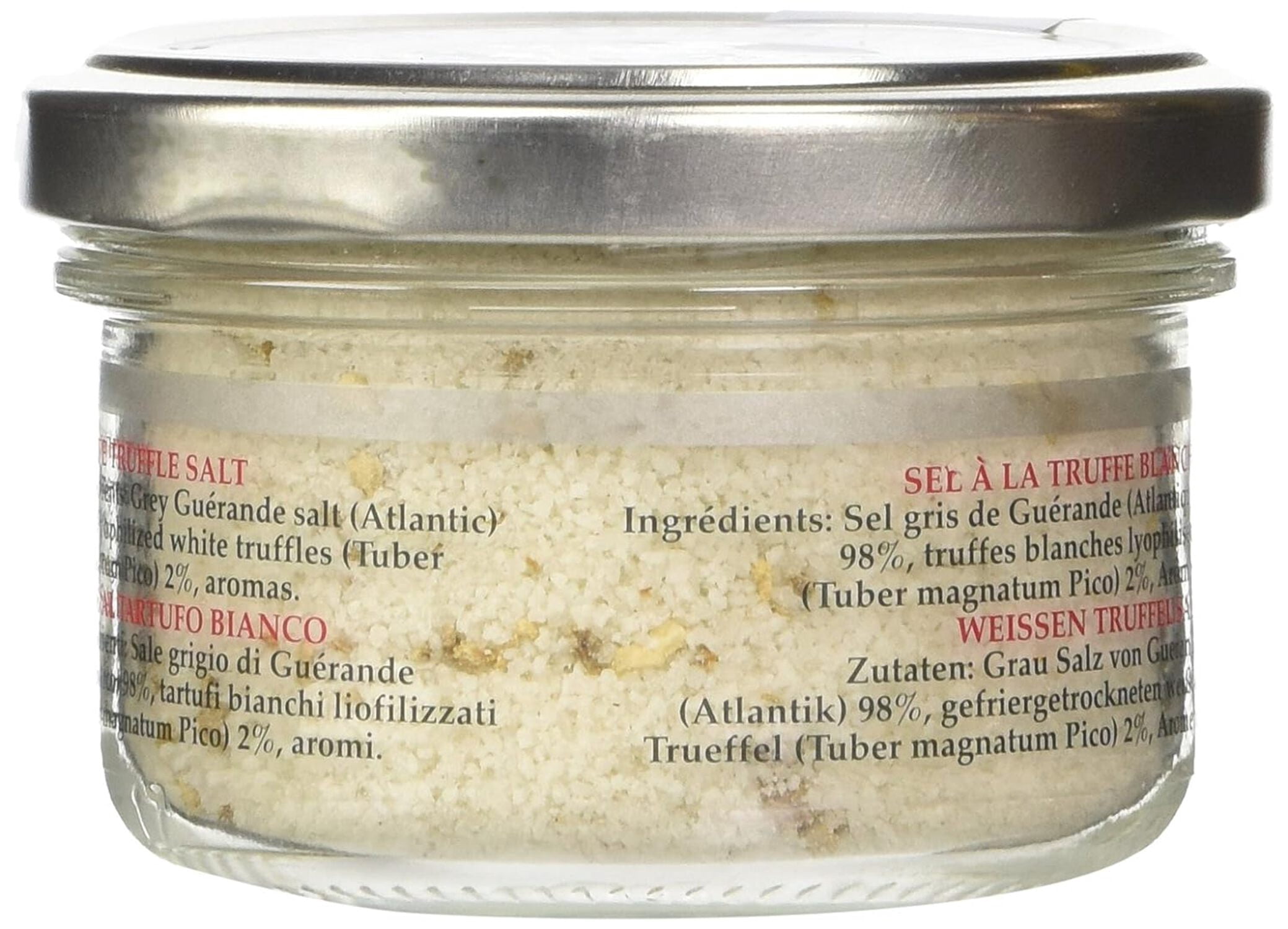 Urbani White Truffle Salt – Gourmet Guérande Sea Salt Infused with Real Truffles (3.5 oz. Jar)