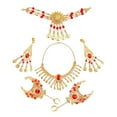 thumbnail image 1 of Conjunto de Joyería de danza del vientre Yinane 4 Piezas para mujer, 1 of 8
