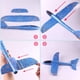 thumbnail image 5 of Avión de lanzamiento manual, divertido juguete al aire libre para jóvenes aviadores, modelo volador liviano y duradero, planeador de poliestireno para niños, 5 of 7