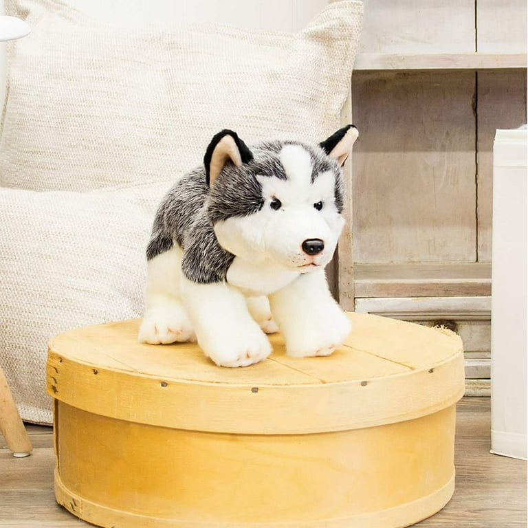 Giant stuffed husky dog deals