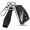 Silver-Black, variant on Key Fob Cover Compatible with Chevrolet Tahoe Suburban Silverado GMC Sierra Yukon Denali Buick Envision 2020-2025 5 Button Keychain Case Holder Protector,Black-Black