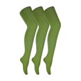 thumbnail image 1 of 3 Pair Multipack Womens Coloured Opaque 80 Denier Tights | Sock Snob | Plain Block Colour Tights, 1 of 2