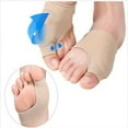 thumbnail image 4 of Pinkiou Bunion Relief Sleeve Lycra Fabric Hallux Valgus Gel Pads Bunion Separator Cushion Protector Sleeves, 4 of 6