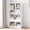 Warm White, variant on IOTXY Wooden Open Display Bookcase - 71" Height 10 Cubes Freestanding Storage Bookshelf with Drawer, Warm White