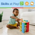 thumbnail image 6 of Melissa & Doug Deluxe Pound and Roll Wooden Tower Toy With Hammer, 6 of 10
