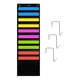 thumbnail image 1 of Hanging Paper Storage Pocket, 12 X 12 Inch Paper Storage with 3 Pieces Hanging Hooks for Holding Sc, 1 of 4