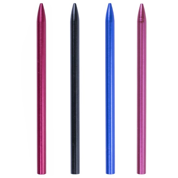 Paracord Planet's 3" Silver Stainless Steel Fids and 3.5" Red, Pink, Blue and Black Aluminum Fid Stitching Needles Single, 2 pack 4 pack