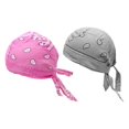 thumbnail image 1 of Gorro pirata para ciclismo, bandana, algodón transpirable y absorbente. rosa gris claro, 1 of 5