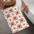 thumbnail image 2 of Pioneer Flower Floral Print Pattern Bathroom Rugs Mat, Non Slip Microfiber Bathroom Rug with Rubber Backing, Soft Mats for Bathroom Floor Tub Shower, 20"x32", 2 of 5