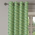 thumbnail image 2 of Ambesonne Palm Leaf Grommet Curtain, Rainforest Foliage, 50" x 84", Green Apple Green, 2 of 6
