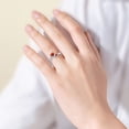 thumbnail image 5 of Anillos de Pareja Que Coinciden Anillo Ajustable Anillo de Cumpleaños de Piedra Anillo de Pareja Corazón Constelación Joyería de Cumpleaños Anillos de Parejas Conjunto, 5 of 5
