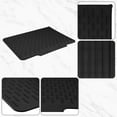 thumbnail image 4 of Silicone Dish Drying Mat for Kitchen Counter, Easy Clean Slope Design Kitchen Mat, Silicone Mat, Fits Under Dish Rack Black 22.8*17.7*0.4 inch, 4 of 6