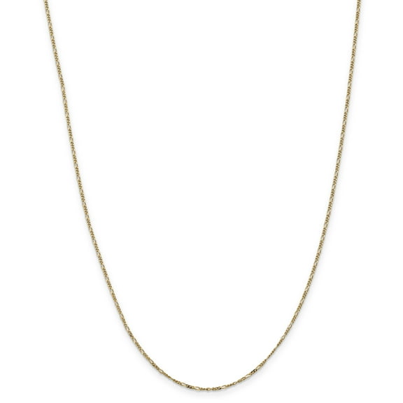 14k 1.25mm Flat Figaro Chain