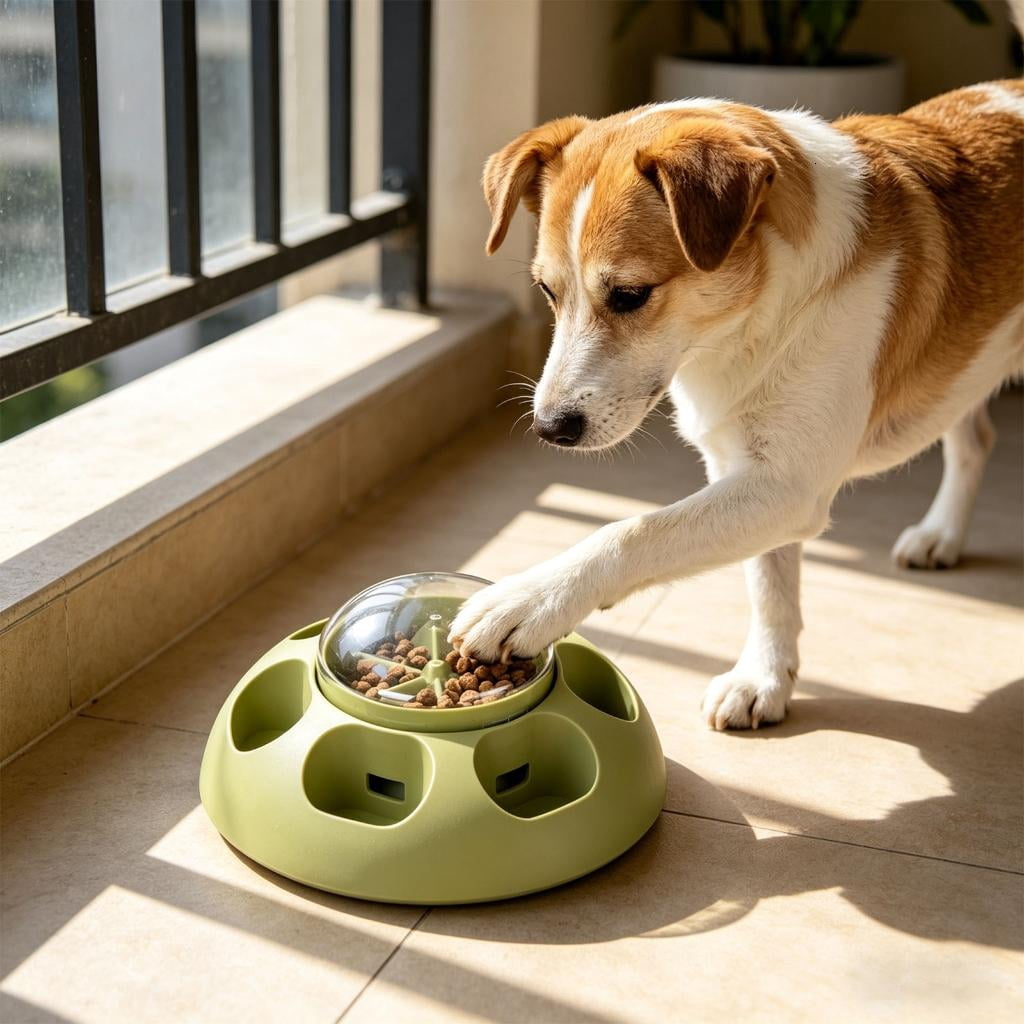 Giaone 2 Pieces ABS Slow Feeder Puzzle Toy That Challenges Your Dog’s Cognitive Abilities