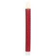 thumbnail image 6 of Northlight LED Flickering Flameless Taper Honeycomb Christmas Candles - 9.5" - Red - Set of 2, 6 of 10