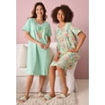 thumbnail image 5 of Dreams & Co. Plus Size 2-Pack Short-Sleeve Sleepshirt, 5 of 6