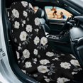 thumbnail image 3 of XYZCANDO Black Floral Lattice Car Seat Cover Protector Sweat-Absorbent for Gym Swimming Workout, Sweatproof Easy to Store Towel Cover Machine Washable, 3 of 10