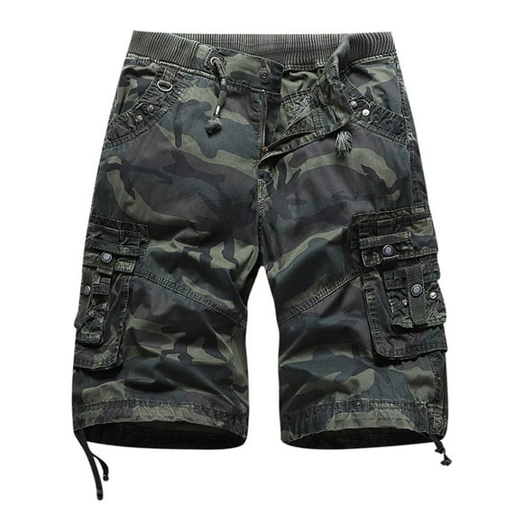 TopLLC Mens Shorts, Men's shorts Shorts Overalls Camouflage Men's Shorts Summer Baggy Pants Loose Pants