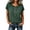 Green, variant on Button Down Shirt for Women Short Sleeve Blouses Dressy Casual Business Work Summer Vacation Tops Hawaii Shirts with Pockets S-3XL