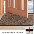 thumbnail image 3 of Brown and Black Leopard Print Door Rugs,Washable Non Slip Door Mats Indoor,Decorative Door Mats,Entry Mat Indoor for Entrance,Bedroom,Kitchen,Bathroom,30"x17", 3 of 6
