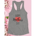 thumbnail image 3 of Mothers Day Big Heart Racerback Tank Women -Image by Shutterstock, Female XX-Large, 3 of 4