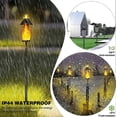 thumbnail image 5 of Solar Torch Light Garden Torch Light Solar Torch Outdoor Waterproof Solar Flame Lights Garden Decoration, Yard Paths (2pack), 5 of 5