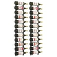 thumbnail image 1 of vidaXL Wall Mounted Wine Racks for 12 Bottles 2 pcs Black Iron, 1 of 4