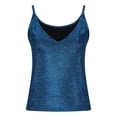 thumbnail image 4 of "pimelu Summer Tops for Women 2024, Ladies Summer Sequin Dressy Sparkle Cami Tank Tops 2024 Loose Vest Tunics Party Club Cocktail Sleeveless Tshirt Blouse", 4 of 6