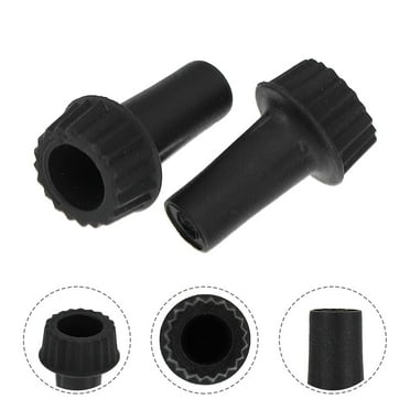 4pcs On or Off Replacement Lamp Knobs Turn Twists Black Plastic Socket Extension Knobs