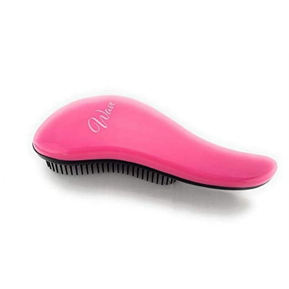 G.B.S Wave Adult Detangling Hair Brush, Standard Size, Plastic, Synthetic Bristles