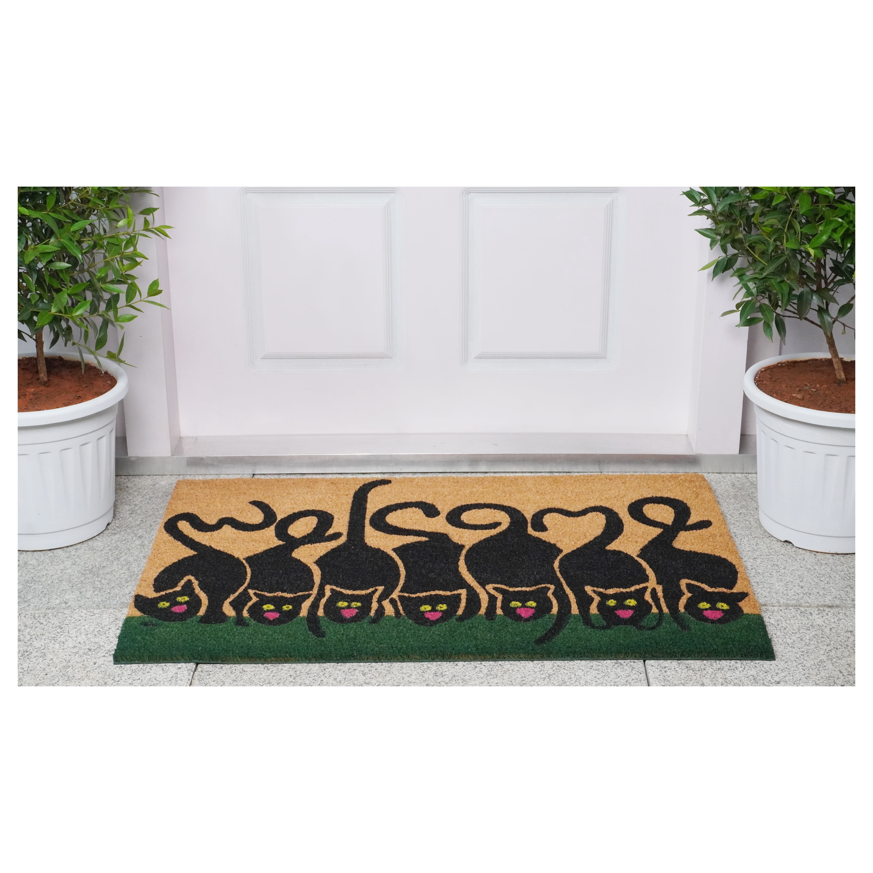 Calloway Mills Cats Welcome Outdoor Doormat 17" x 29"