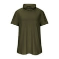 thumbnail image 6 of Fanxing Women's Sun Hoodie with Built-In Face Mask Sun Shirt Army Green,XXL, 6 of 8