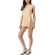 thumbnail image 4 of INSPIRAR CHIC Conjunto de Lounge de 2 Piezas para Mujeres, Top Sin Mangas de Punto Acanalado con Cuello Redondo y Shorts, Conjuntos Casual S Beige, 4 of 6